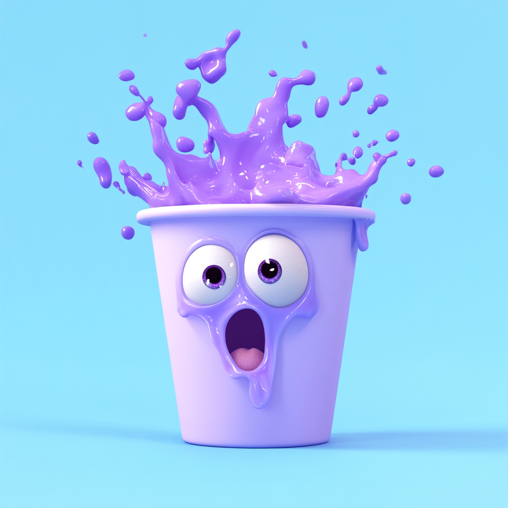 Trippy Foam Cup Animation