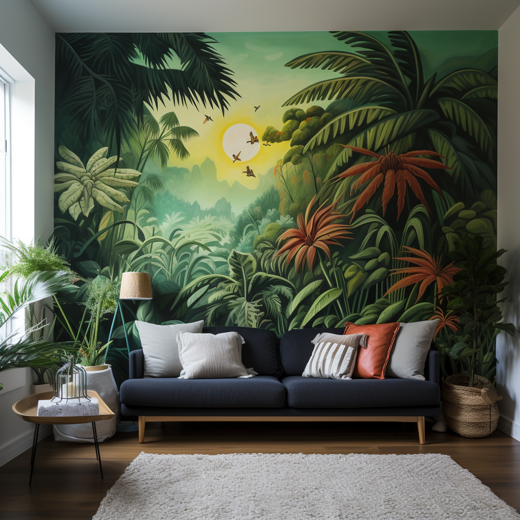 Tropical Jungle Wall Mural