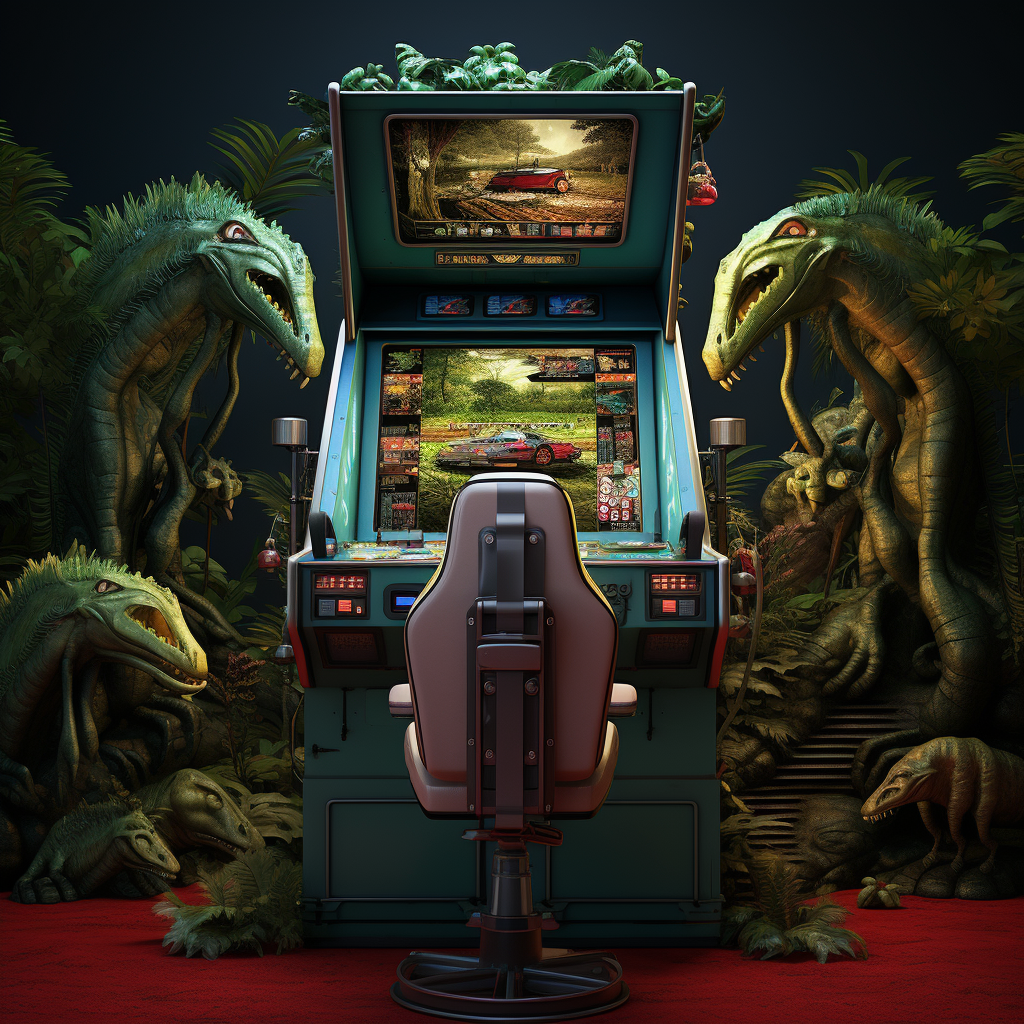 Jurassic Park Arcade Machine