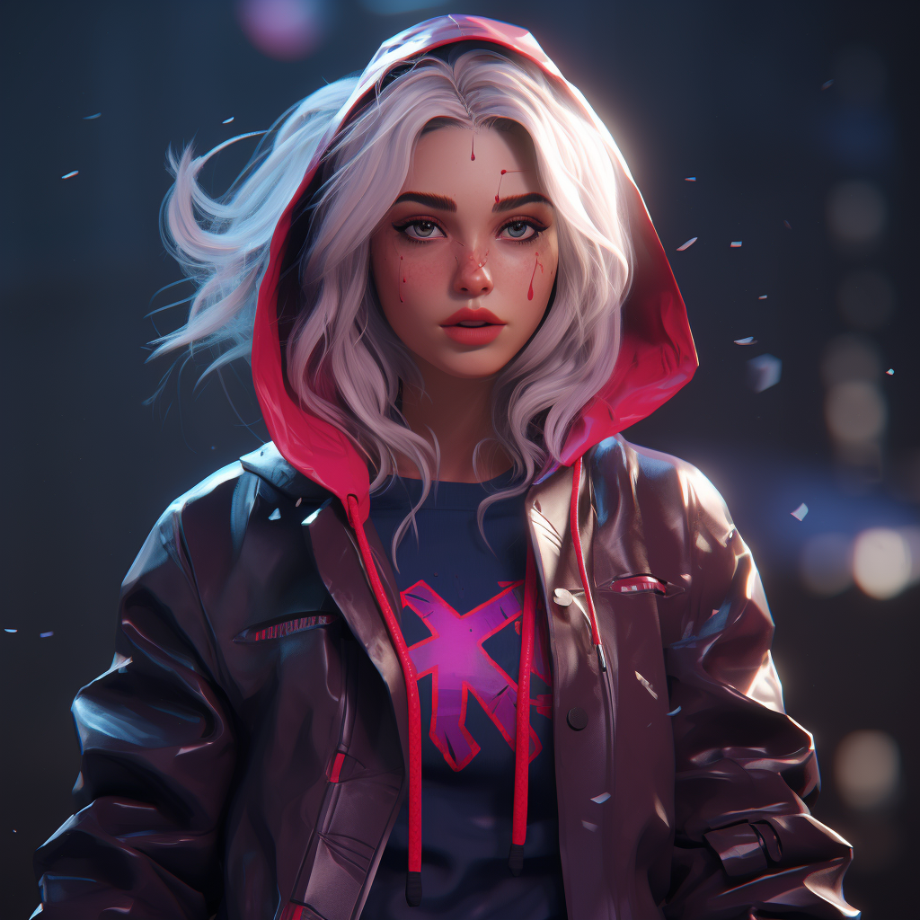 Jynx from Arcane: Into the Spiderverse