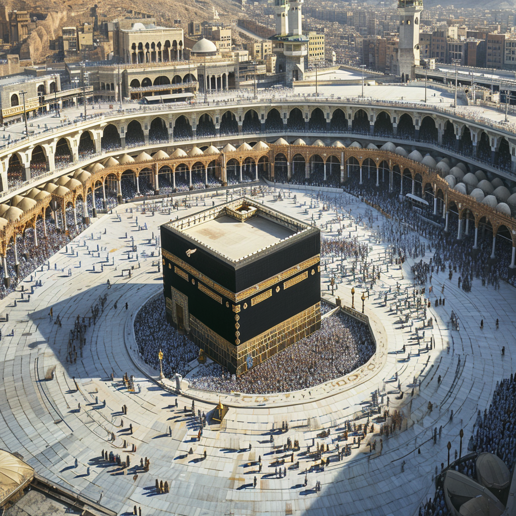 Super Realistic Image of the Kaaba in Mekkah