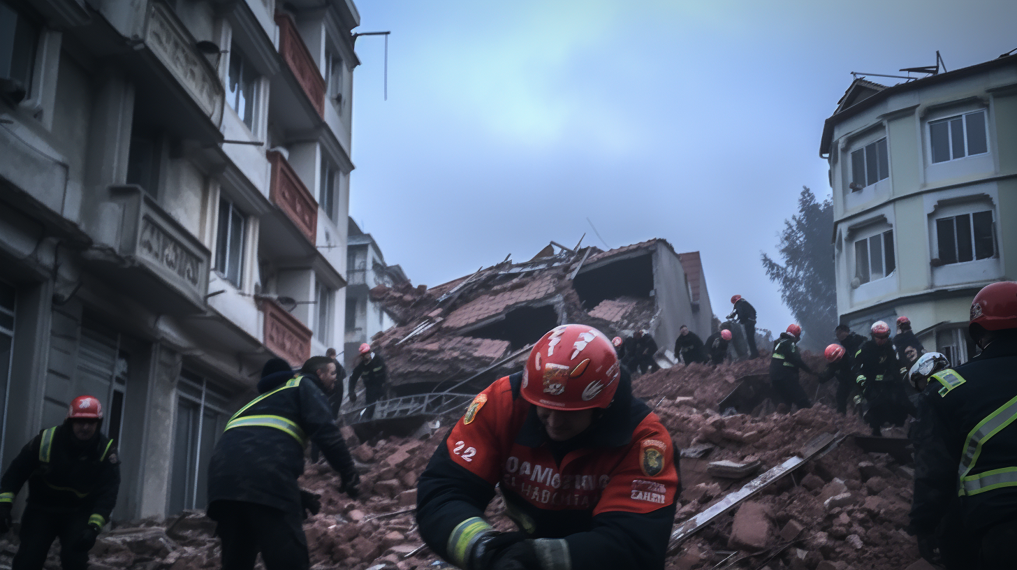 Kahramanmaraş earthquake chaos rescue live scene