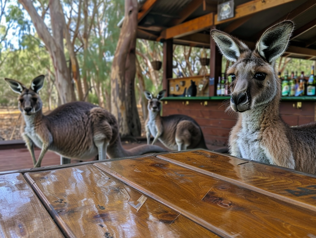 Kangaroo Bar Scene Australia