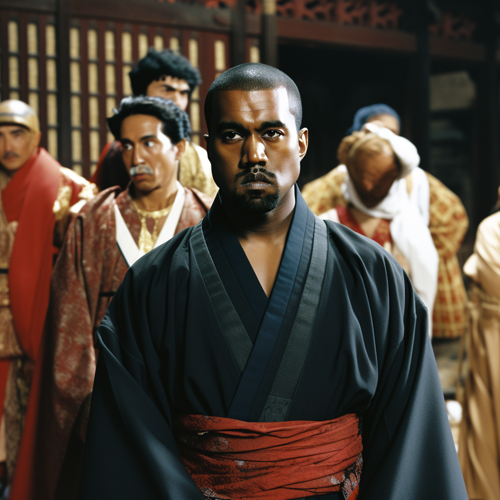 Kanye in Kung-Fu Movie Poster