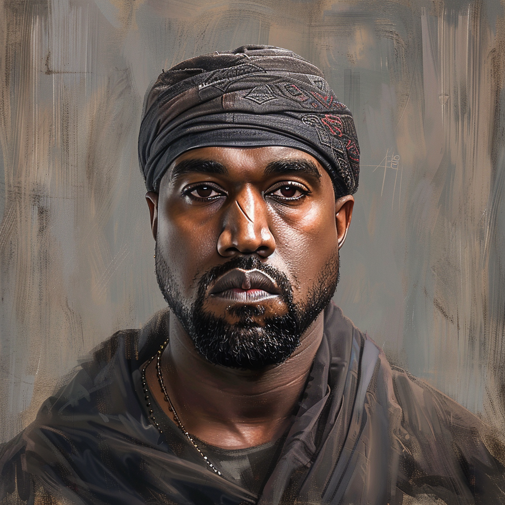 Kanye West wearing Turkish hat