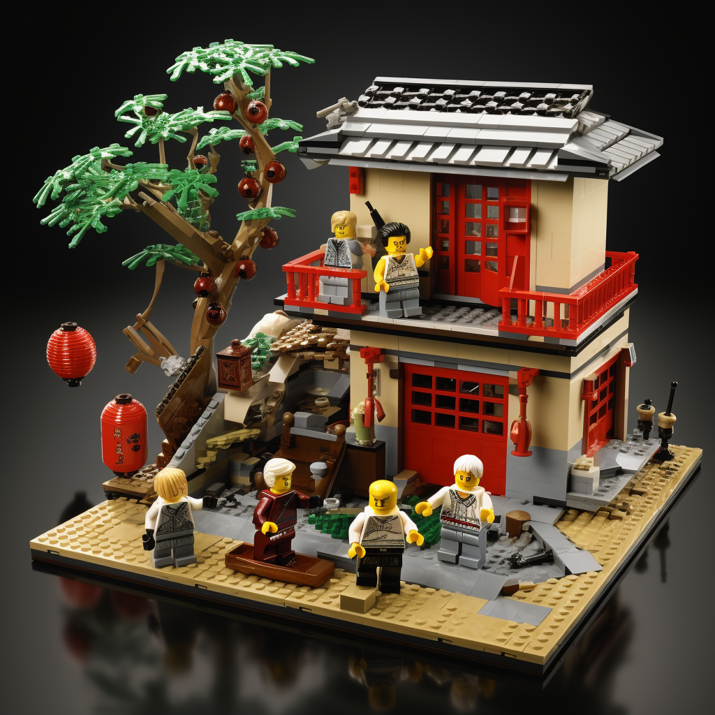 Karate Kid Lego Set Box Image