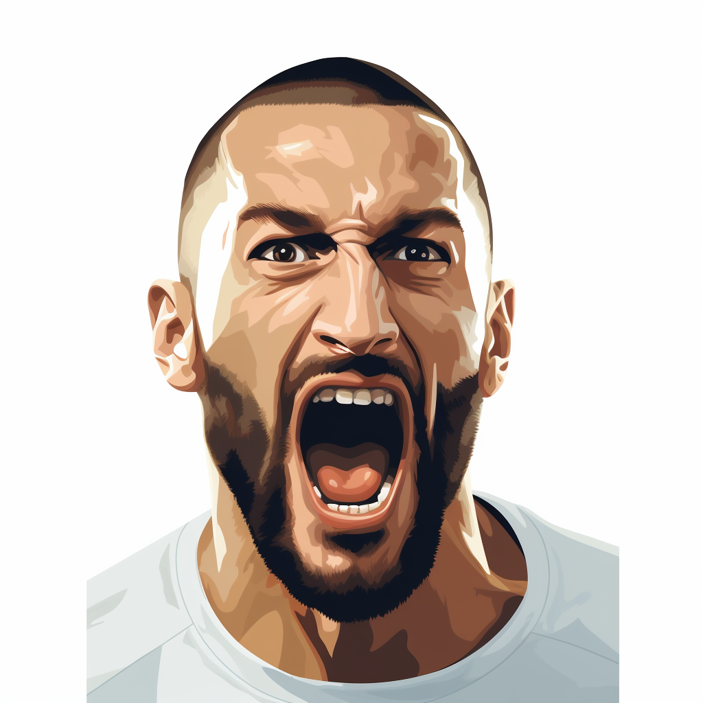 Karim Benzema Evil Face Icon