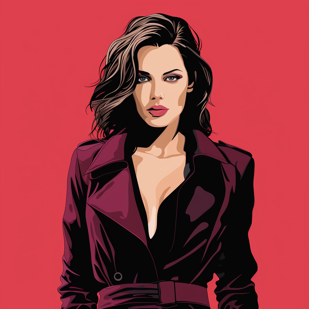 Kate Beckinsale Pop Art Illustration