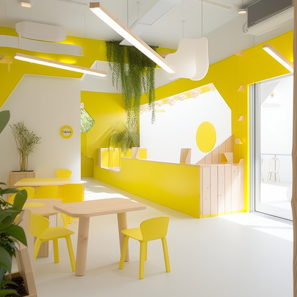 Colorful architectural design by Kawai Architects