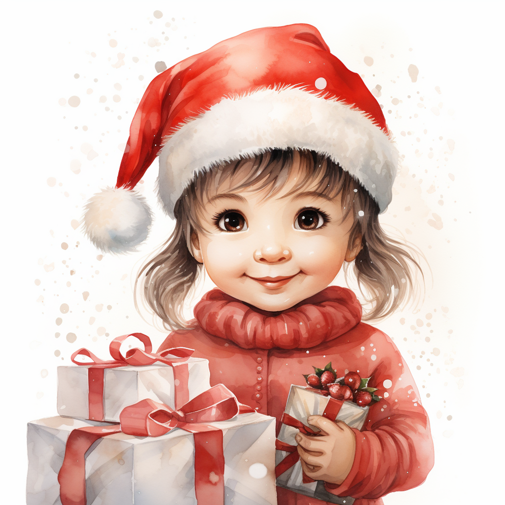 Adorable Kawaii Christmas Baby