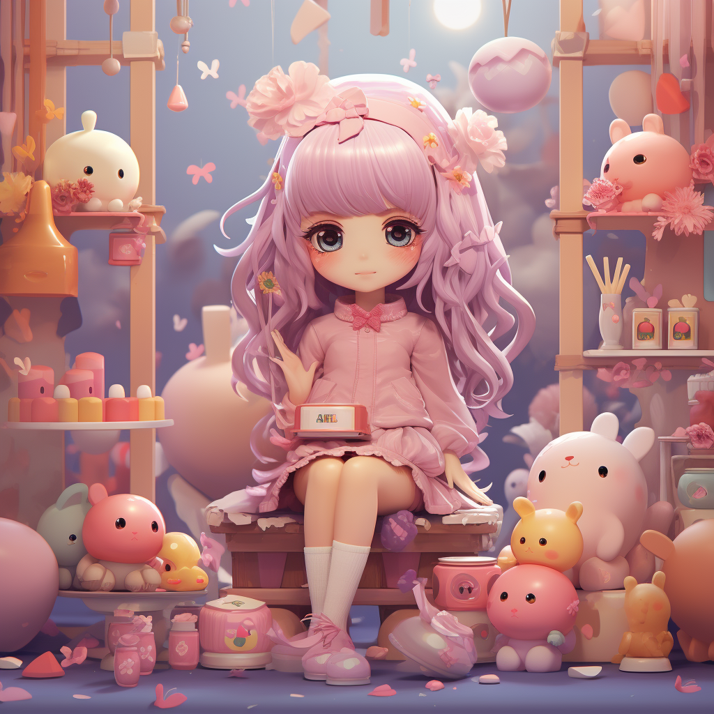 Adorable kawaii-themed image