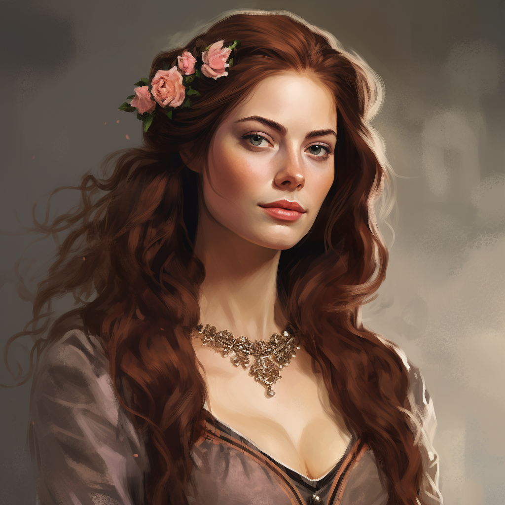 Kaya Scodelario as a young noblewoman