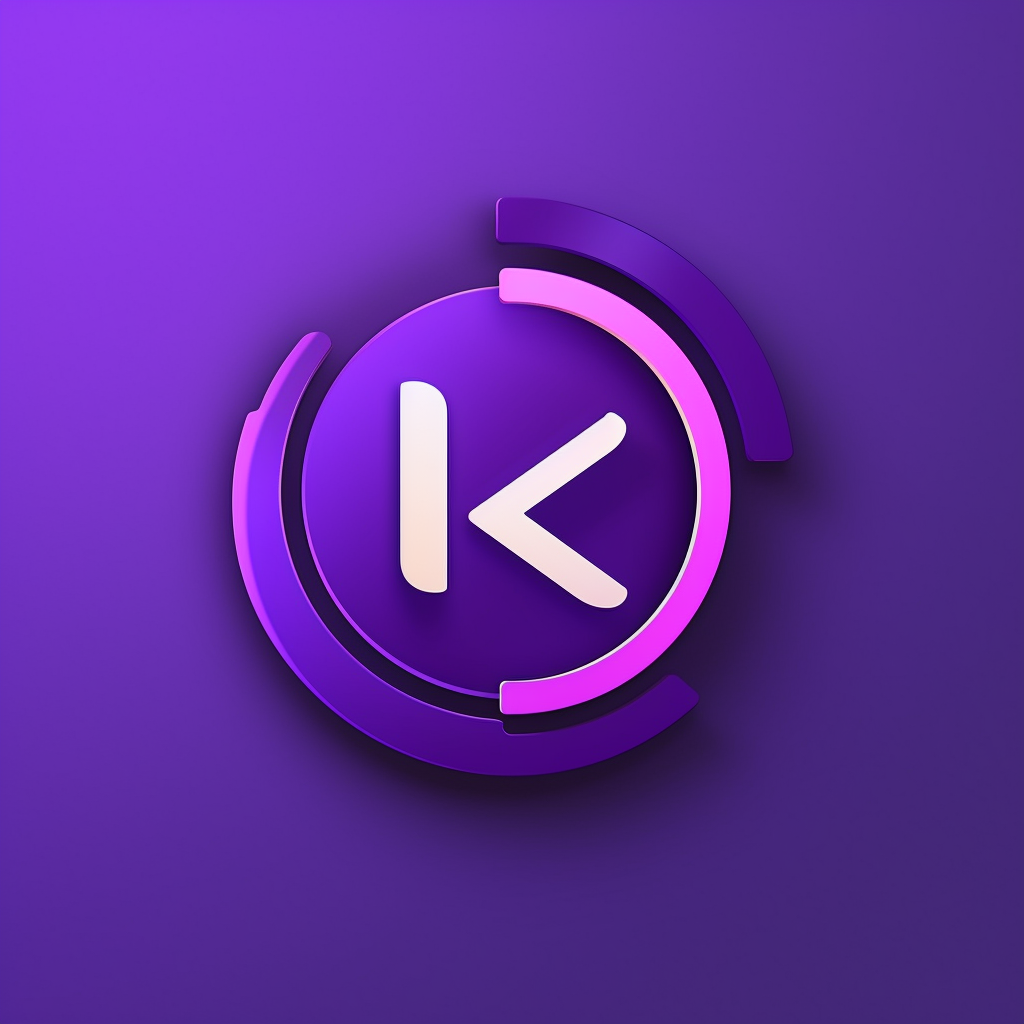 Futuristic KB Studio Logo