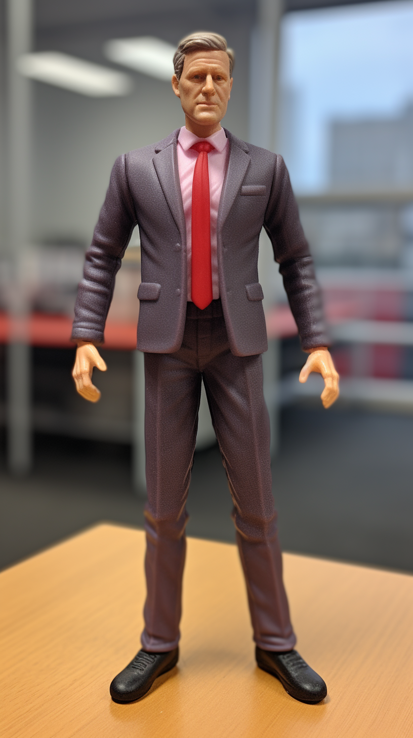 Unopened Keir Starmer action figure