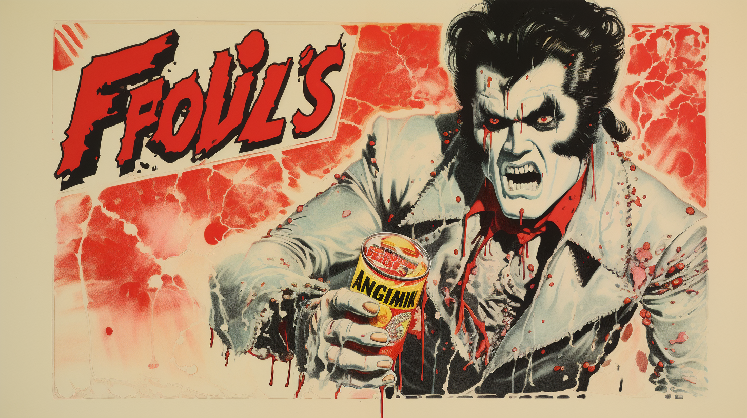 Kellogg's Zombie Elvis Frosties Comic Strip