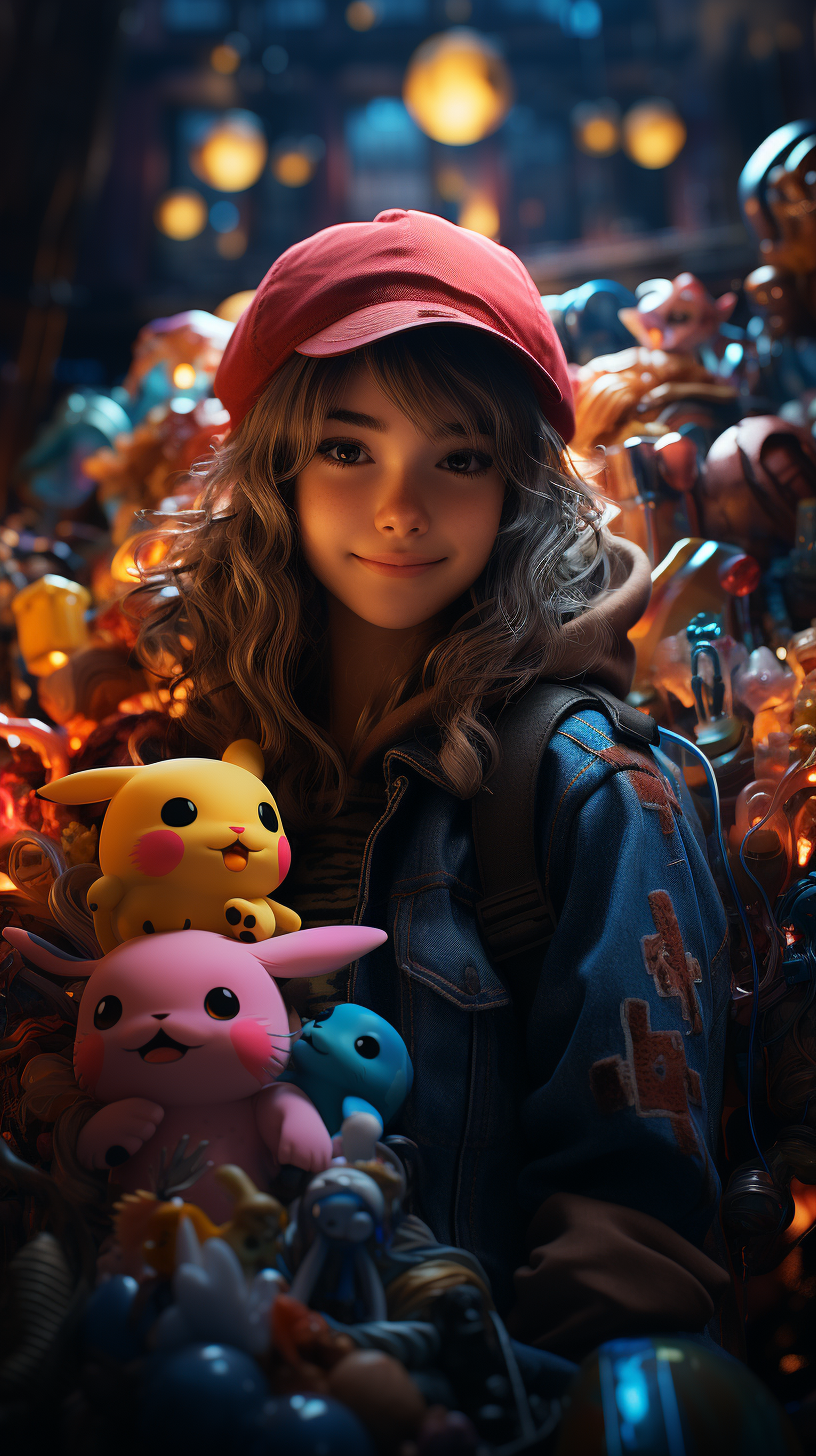 Colorful Pokemon Halloween Fun Image