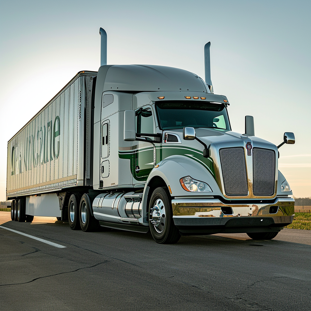 Kenworth T880 Straight Truck with Praxair Signage