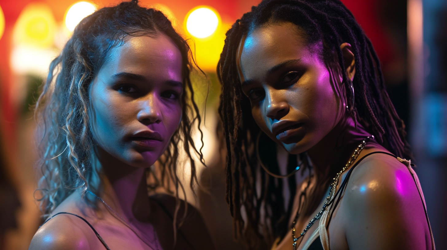 Intense showdown between Kenzie Dalton and Zoe Kravitz