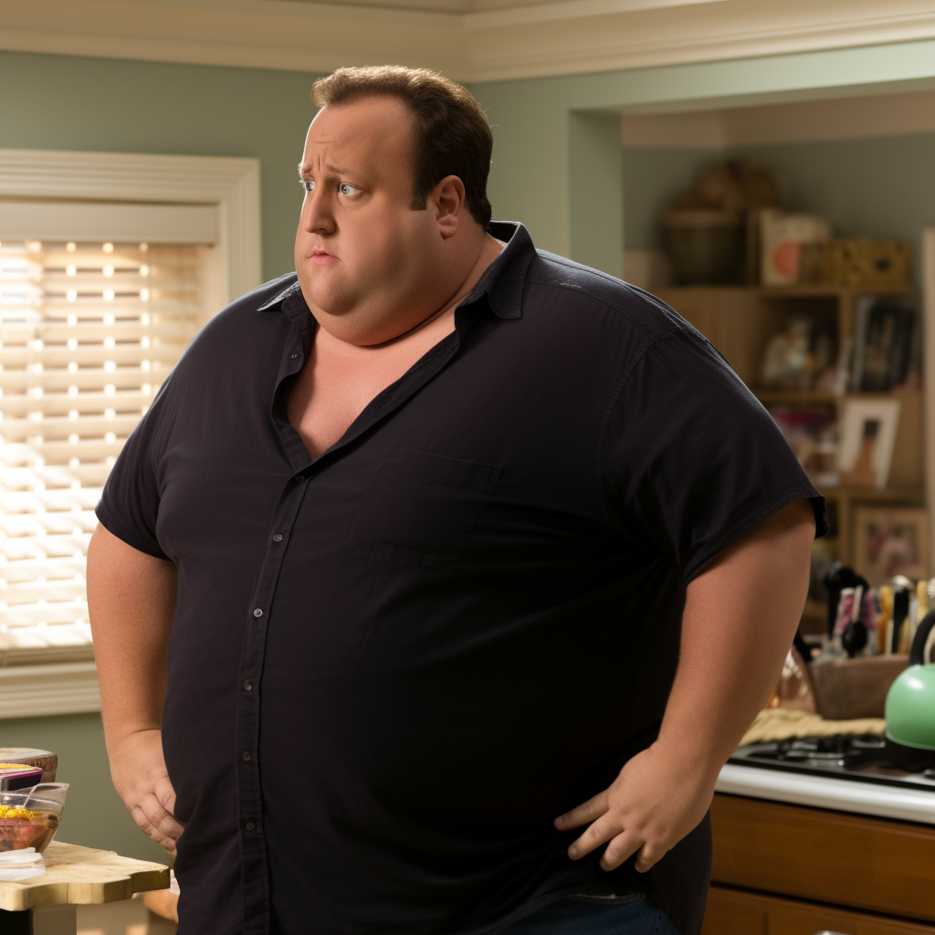 Kevin James with a Huge Rack