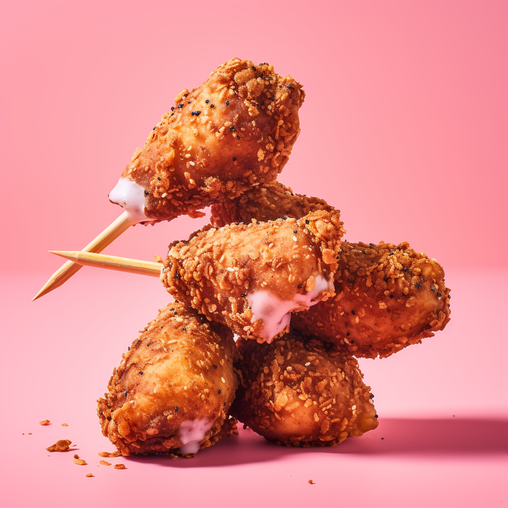 Crispy KFC-style chicken drumsticks