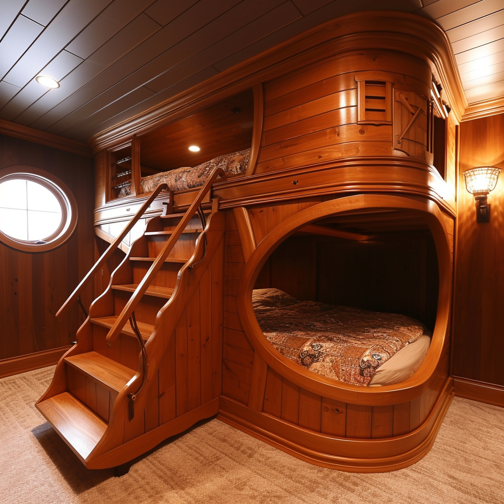 Titanic-themed Kid Bunk Beds