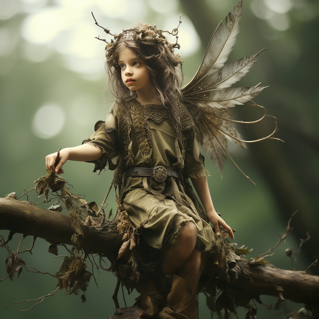 Kid Faerie on Branch