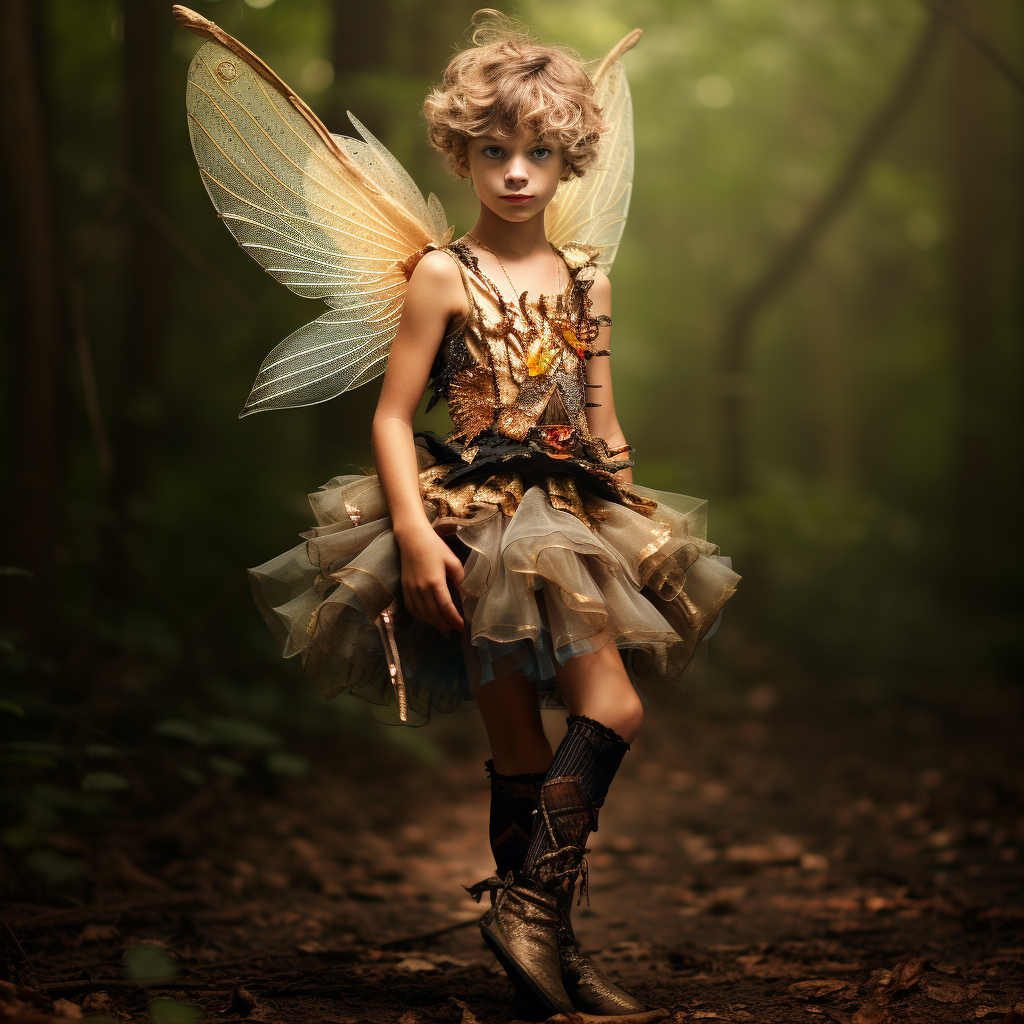 Kid Faerie Standing Marilyn Monroe Pose