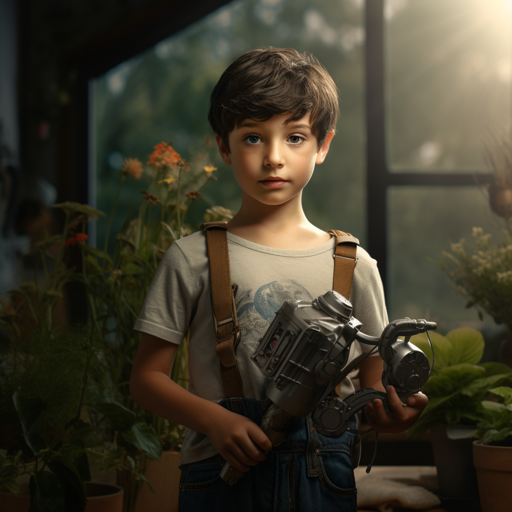 Kid Robotic Arm Watering Can