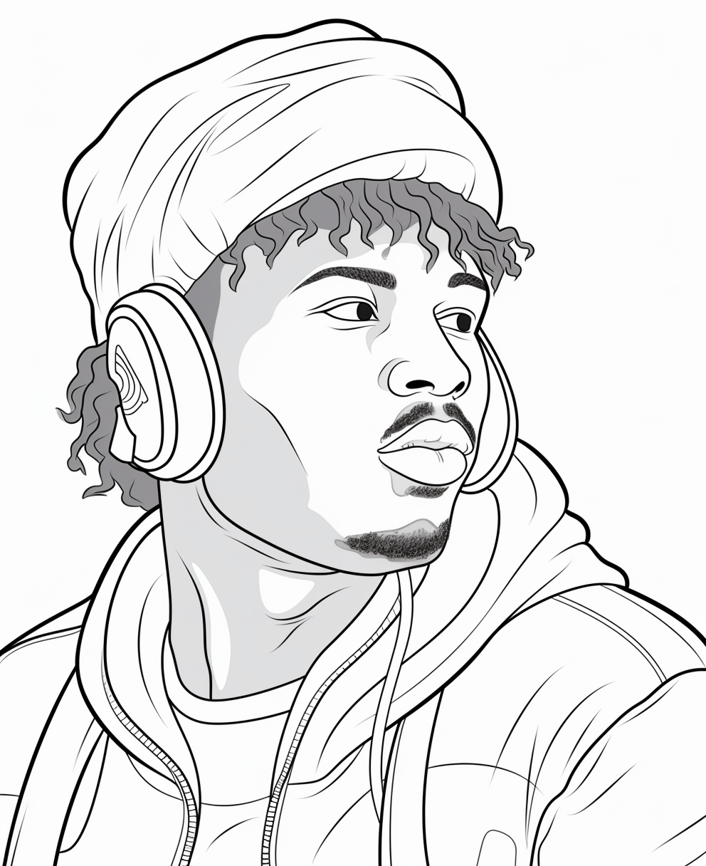 Coloring page of Cassius Swift for kids