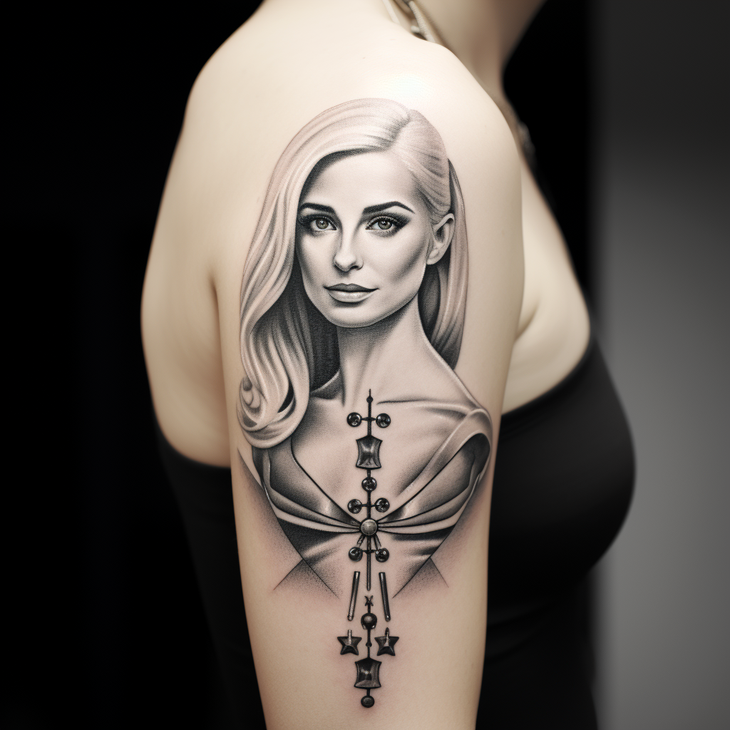 Tattoo design of Kim Wexler from Better Call Saul