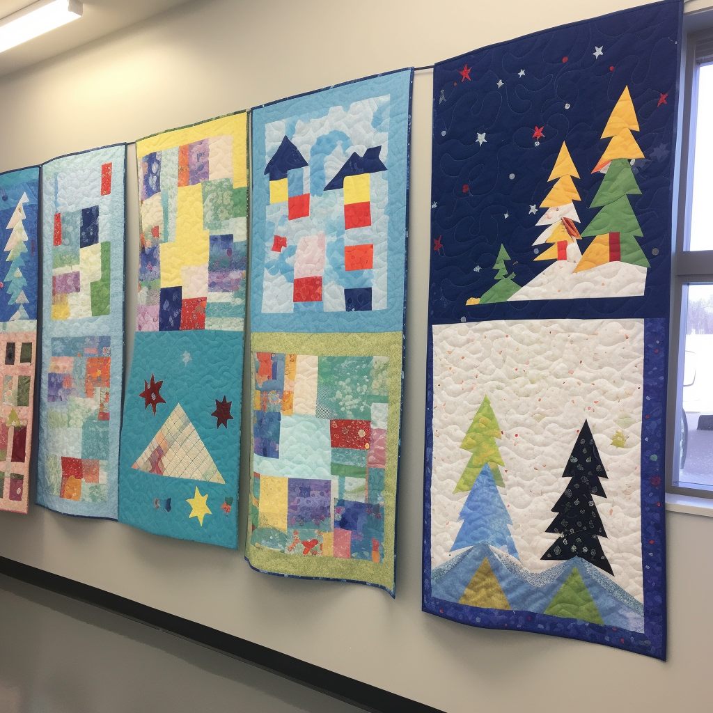 Warm and cozy kindergarten winter quilts