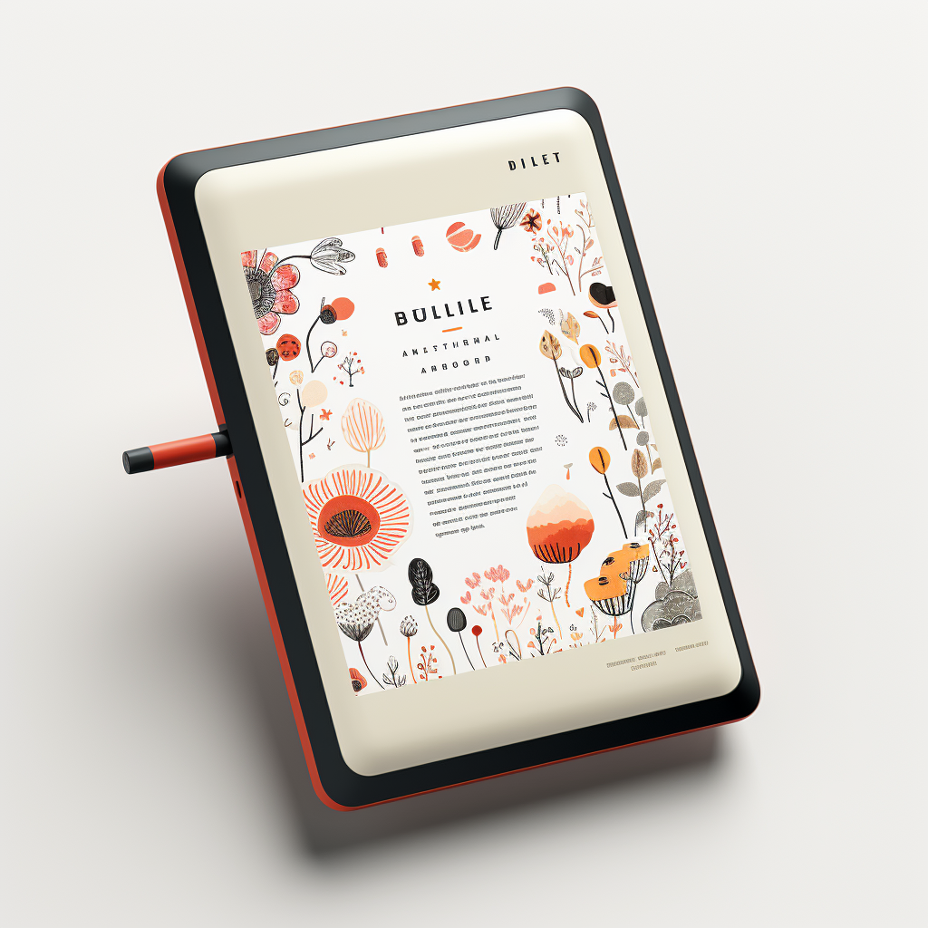 Redesigned Kindle Paperwhite with Italian Design Aesthetics