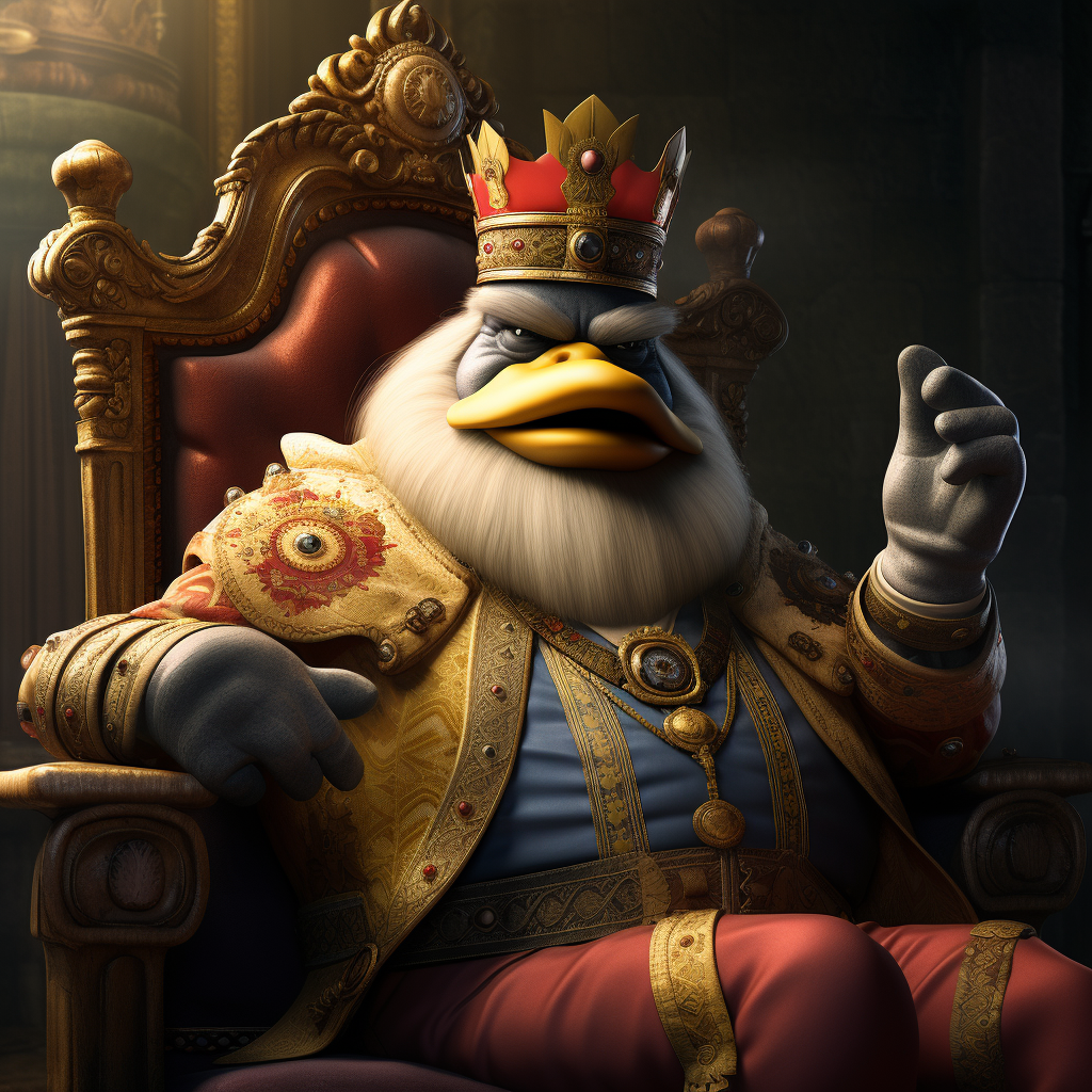 King Dedede giving middle finger