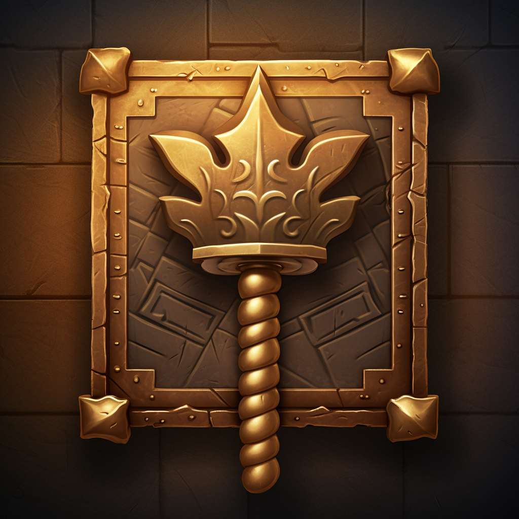 Clash of Clans King Emblem Square Game Icon