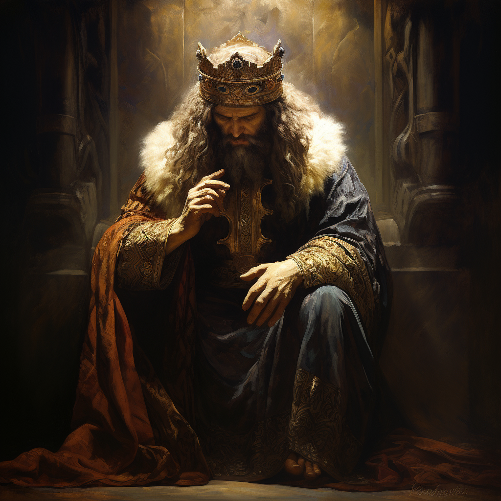 King Solomon Praying