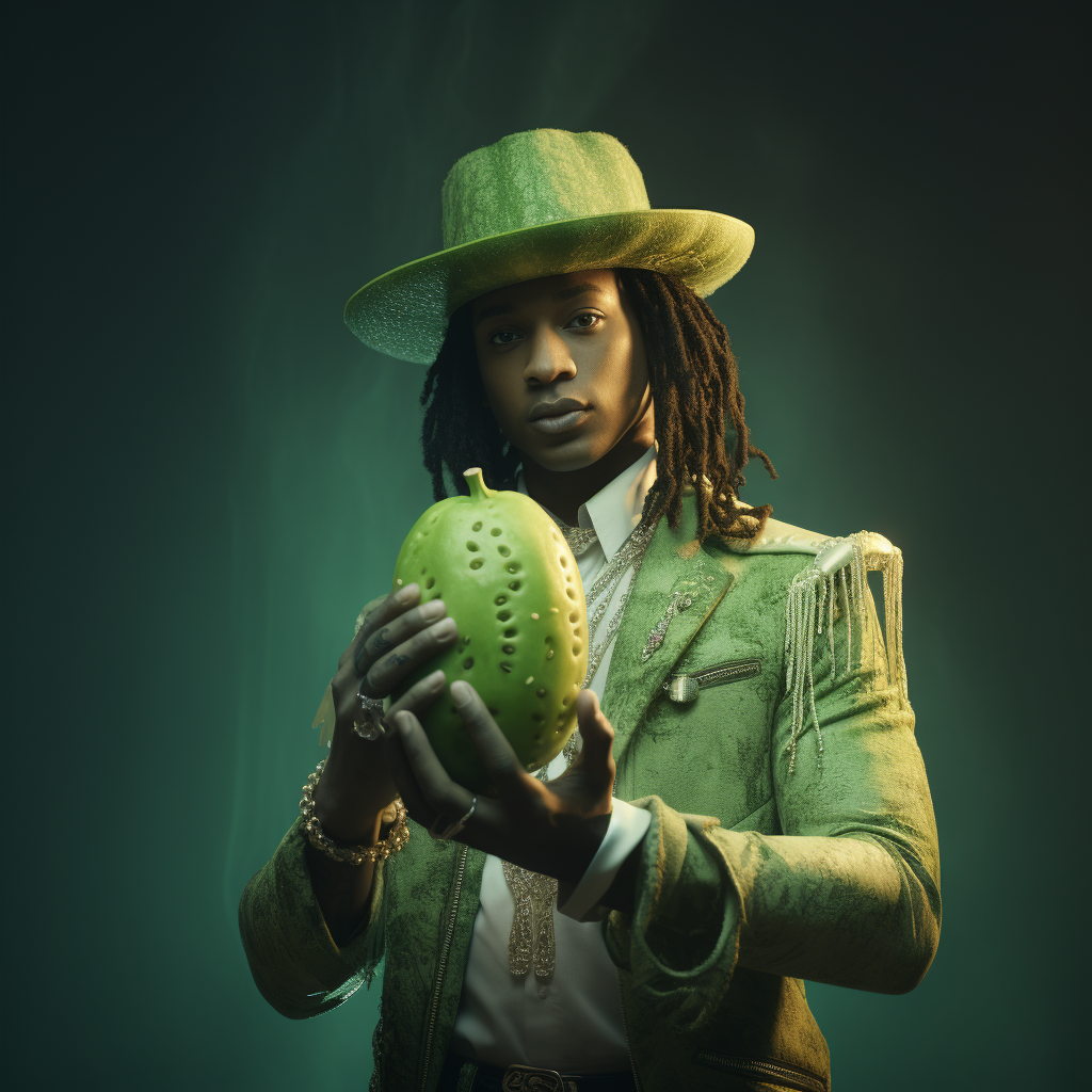 King Von Green Watermelon O Block