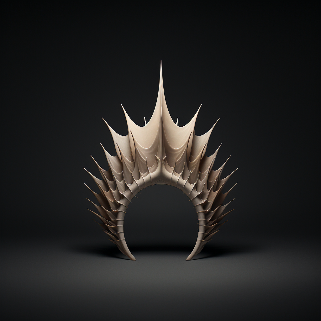 Minimalist kings crown shell image