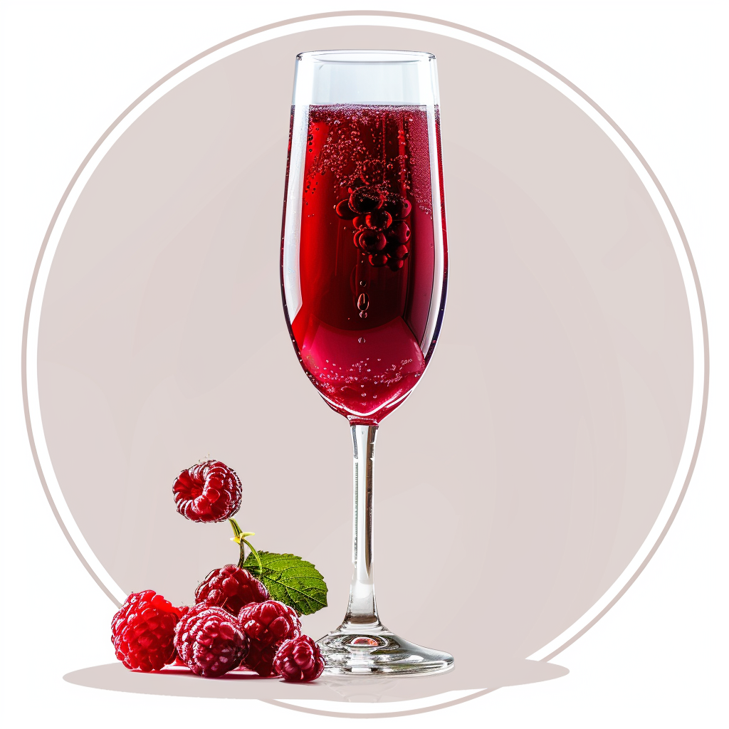 Kir Royale Cocktail Glass Image