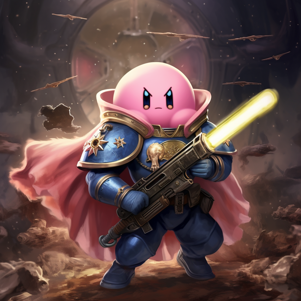 Kirby in Warhammer 40k Universe