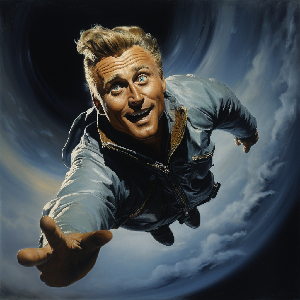 Kirk Douglas Flying Moon