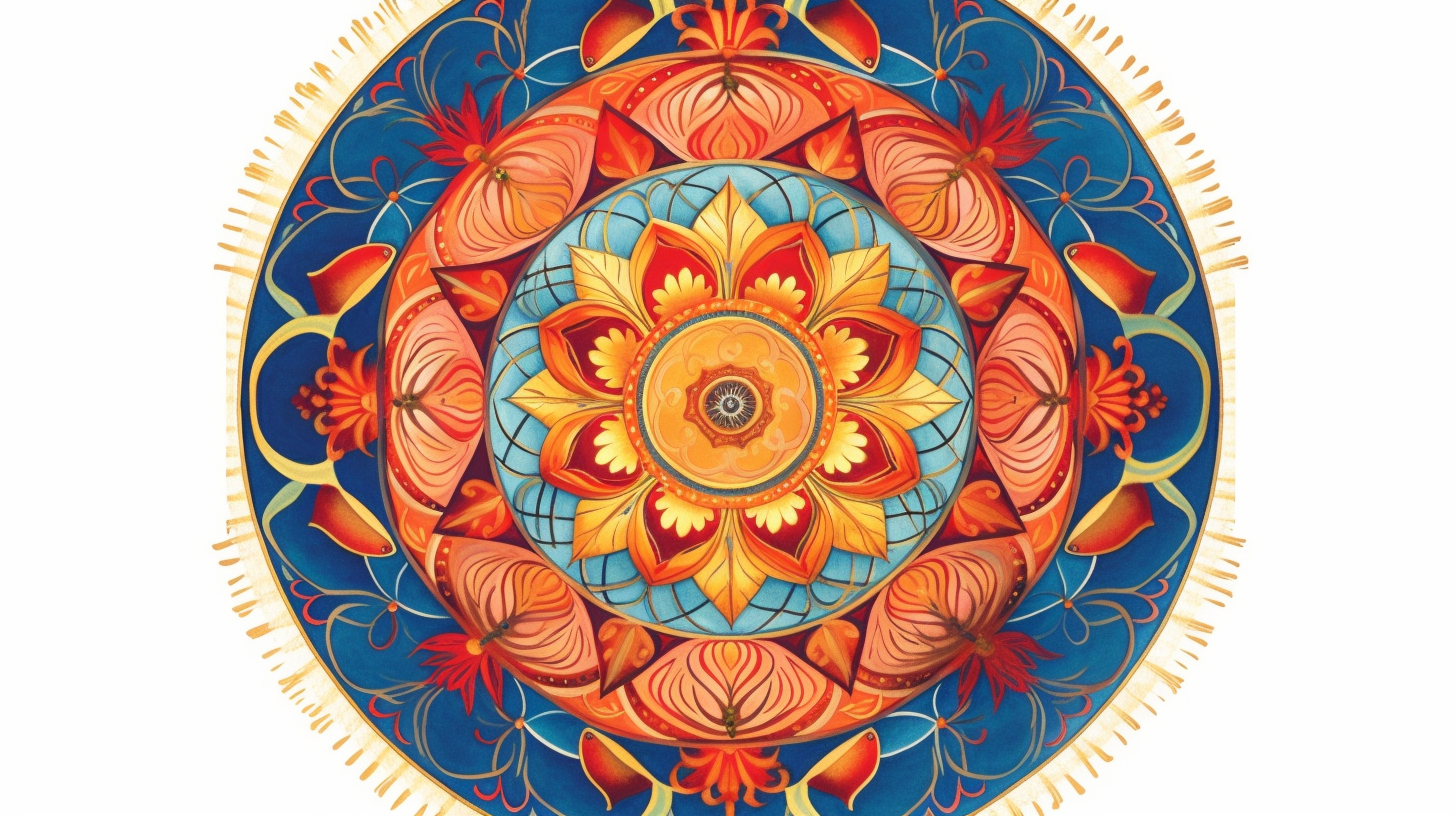 Mandala reflecting Kirtan Kriya mantra