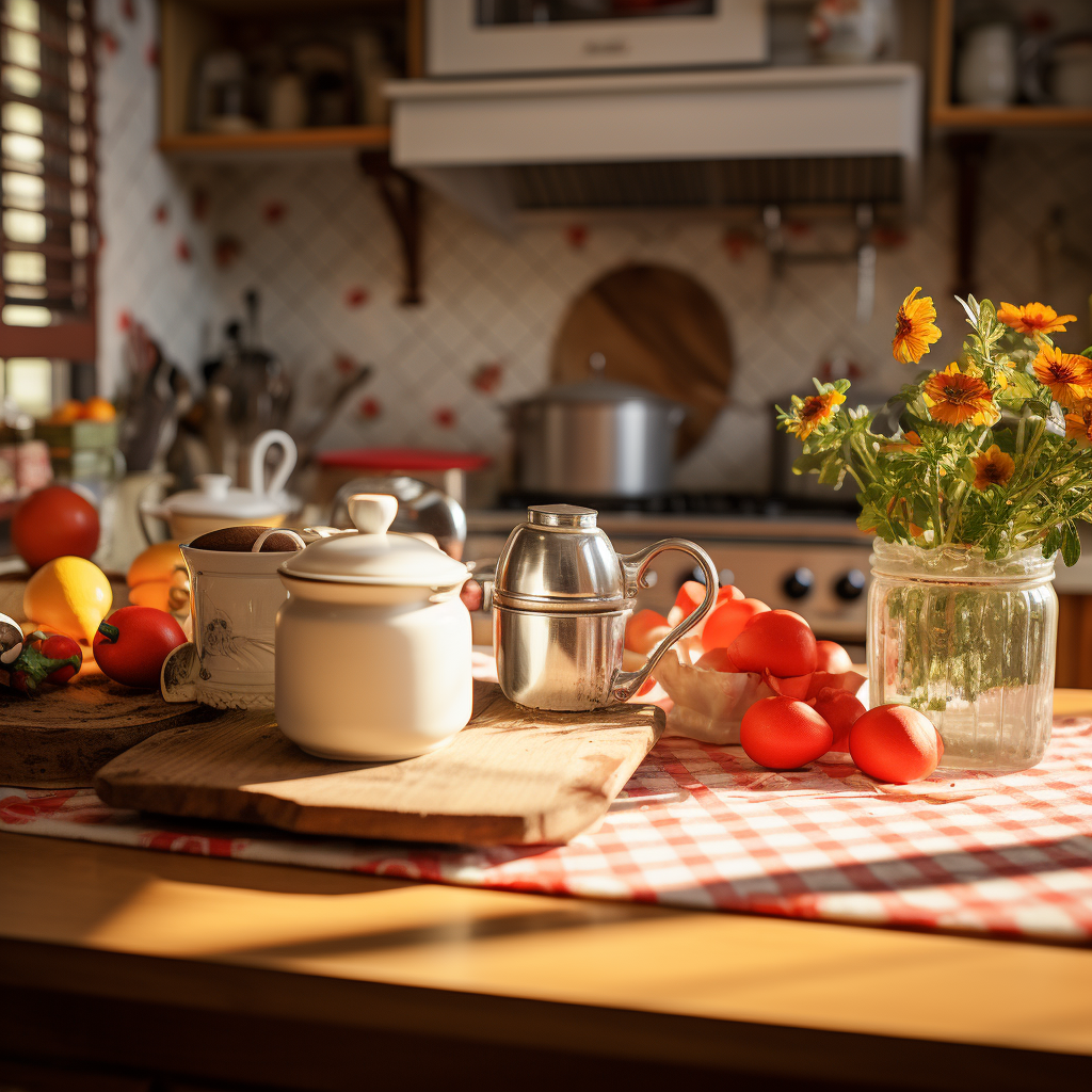 Kitchen Table Close Up