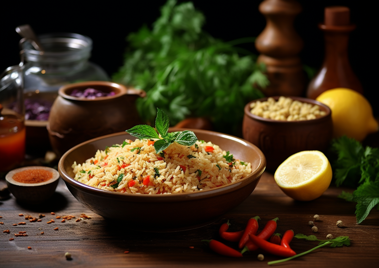 Fresh and Colorful Bulgur Salad