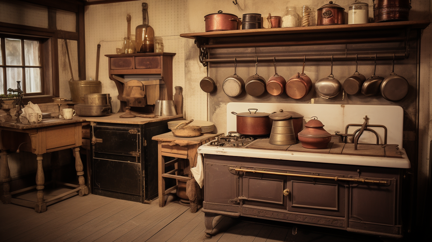 Vintage kitchen photo 1890