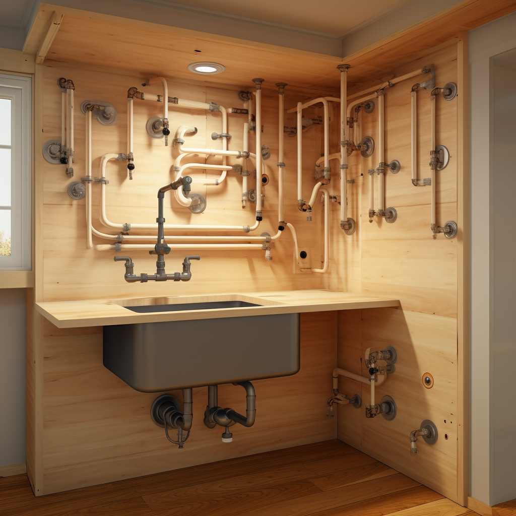 Modern kitchen plumbing fixtures