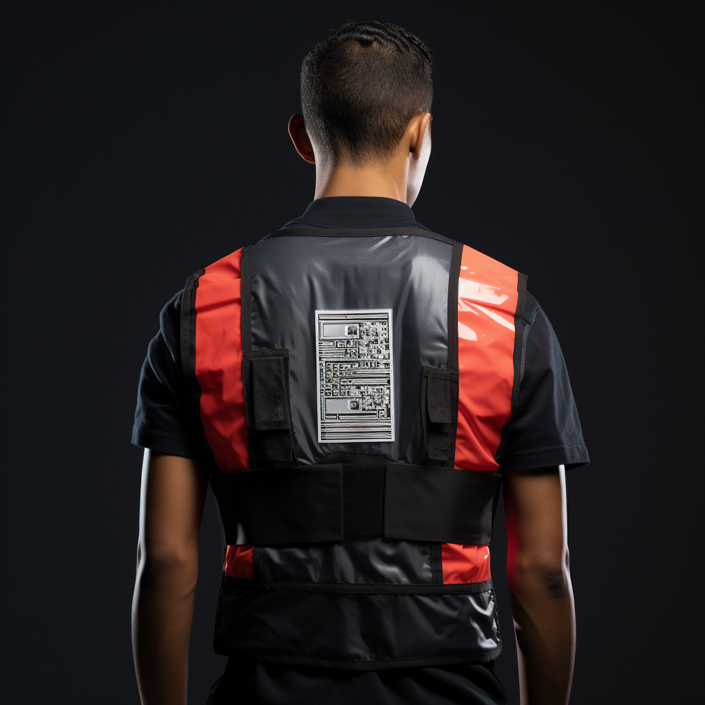 Kitkat ED Security Vest with QR Code