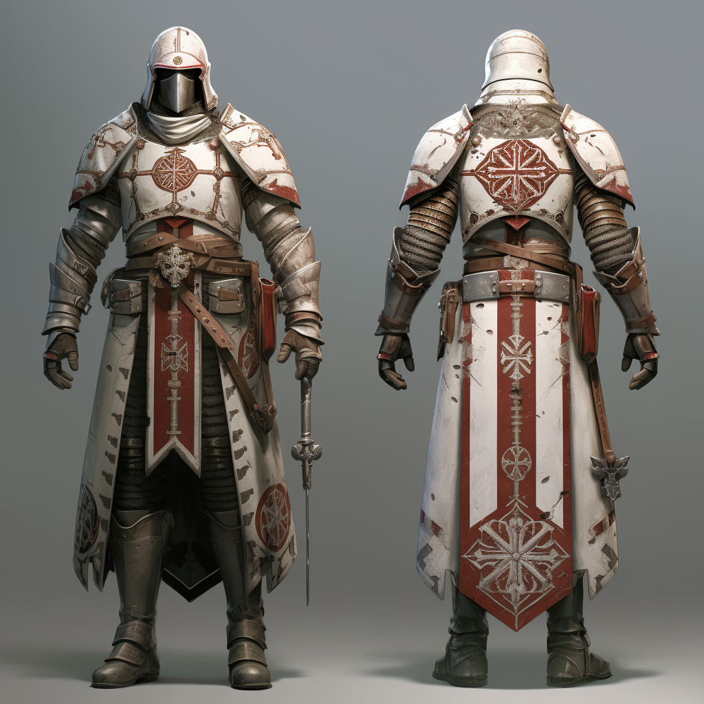 Knight in Fusion Armor with Cloak