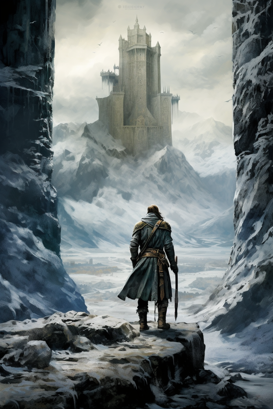 Knight on Winter Fortress Wall