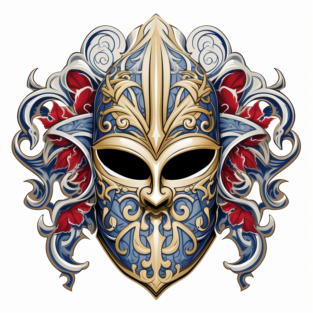 Vector clipart style knights helmet