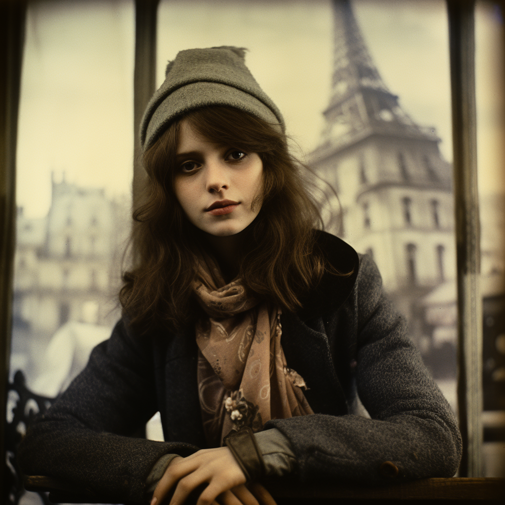 Model girl in Paris, 1920